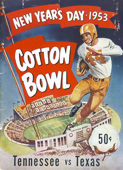 1955-Bud Brooks, Arkansas; George Humphreys, Georgia Tech. . 1953 cotton bowl internet archive